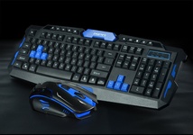 HK8100智能省电无线键盘鼠标套装 游戏无线键鼠套装批发