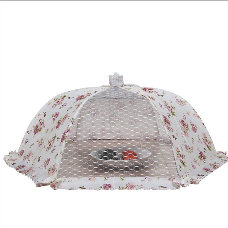 High-End Foldable Cleaning Lace Dish Cover Table Food Umbrella Dish Food Bowl Cover Fly Proof Dish Cover Item Picture
