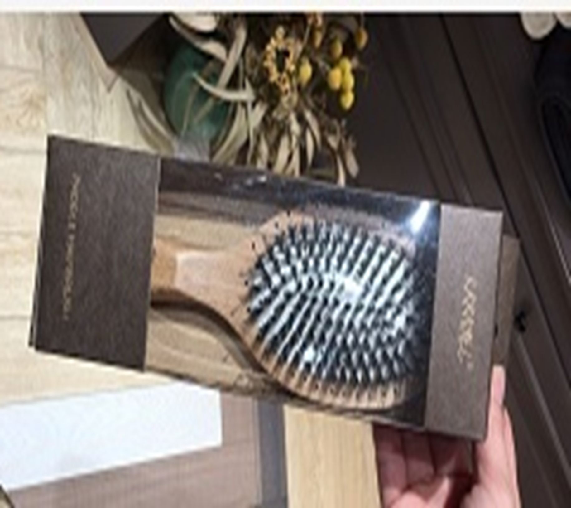 Yiwu Selection golden mane wooden handle air cushion comb (small) NX-0470/36441 full figure