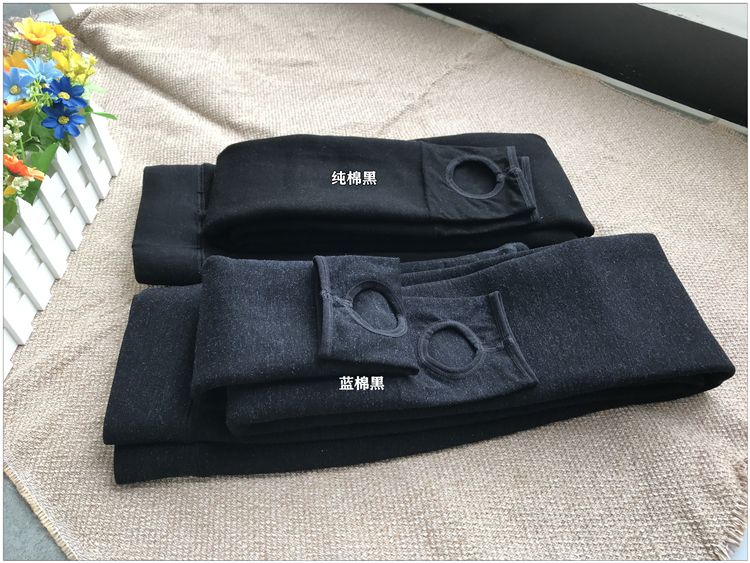 Shuangyi 6792 Thickened, oversized and Warm one-piece leggings for winter detail image 1