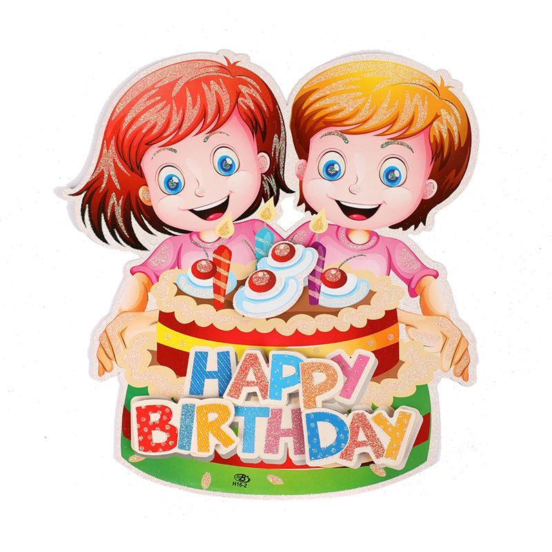 2023年畅销的圣诞装饰用品生日贴纸H16-2