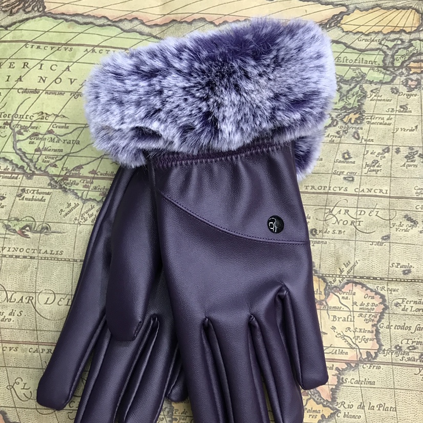 Gloves Women's touch screen flat-top V-top stylish thermal gloves