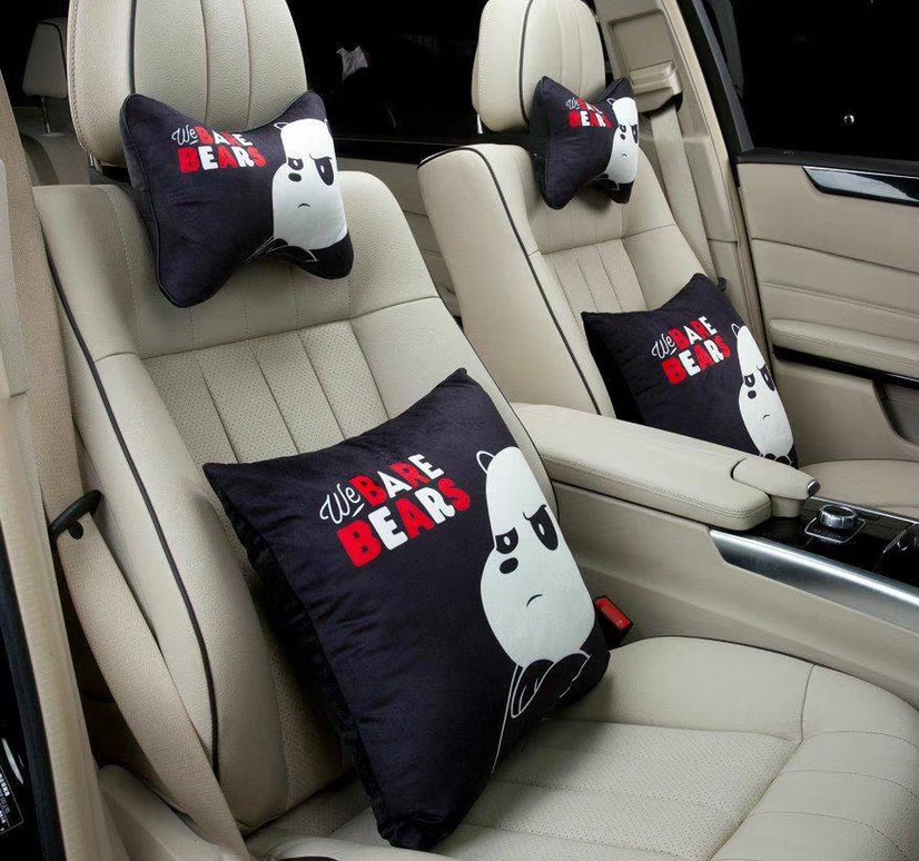 Car headpiece pillow - Cartoon set, professional automotive supplies, auto parts details Picture