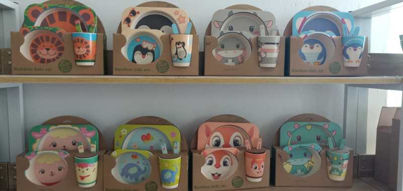 儿童竹纤维套装细节图