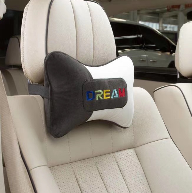 Car headrest - Super soft embroidery style Item Picture
