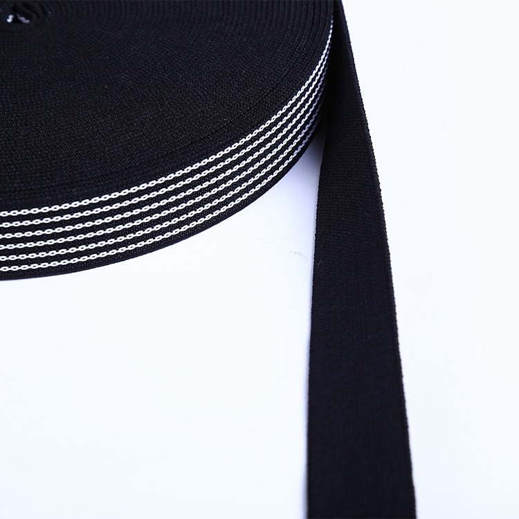 鼎辉织带 黑色弹力防滑带详情图3