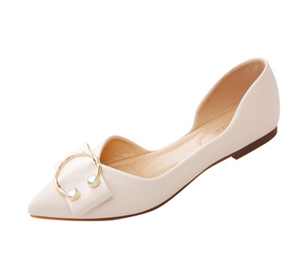 New fashion side empty pointed flats thumbnail