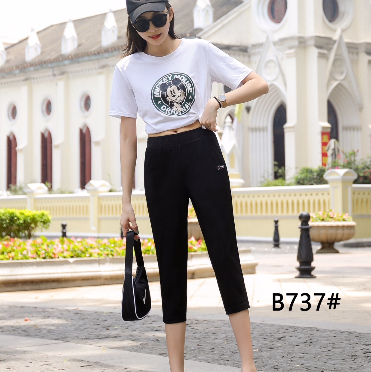 运动七分裤女夏季薄款大码裤子中裤休闲马裤女裤2020新款夏裤九分 凉凉裤