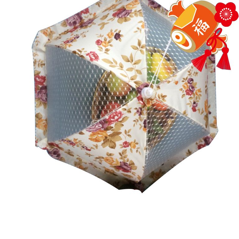 Lace Folding Round Rectangular Food Cover High-End Dining Table Fly Proof Food Cover Fruit Cover Breathable Cover Cover Application Scenario