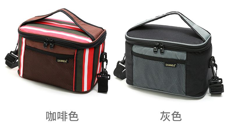 SANNE's new insulated bags, striped Oxford cloth bento delivery packs, breast milk preservation ice packs, and Amazon insulated packs detail image 5