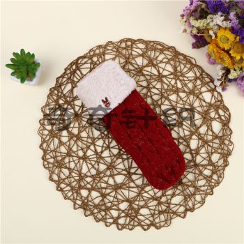 Warm Autumn And Winter Women's Thick Double Knit Mittens details Picture