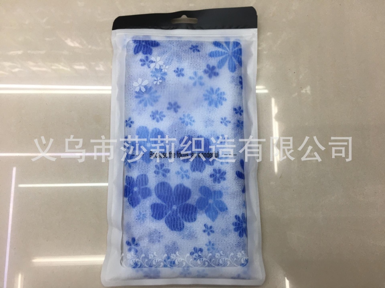 Supply Flower Pattern (5 Color Florets) Antibacterial And Skin Beneficial Bath Sauna Towel With High Friction (Can Be Customized) Item Picture