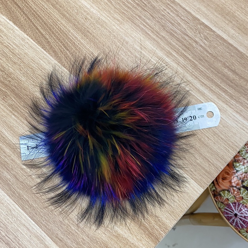 Fox fur ball