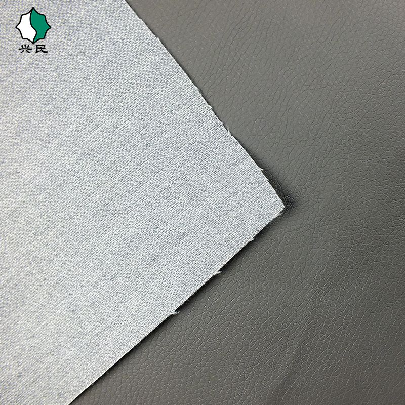 Factory stock tc fabric base, pu leather, DE90A textured fabric, box packaging, automotive products, artificial processing and customization details Picture