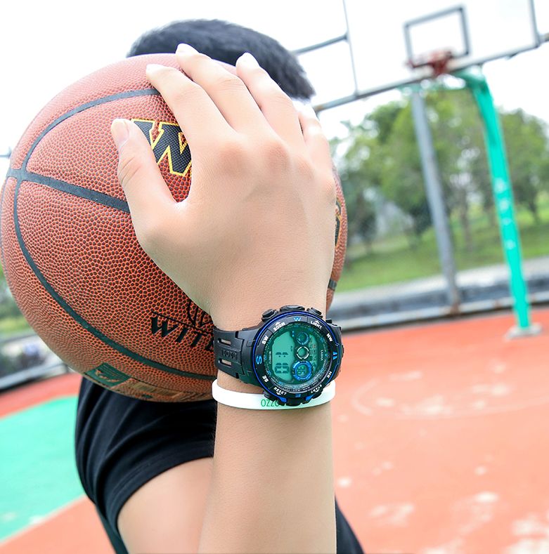 LASIKA (LASka) electronic watch for teenagers, multi-functional, fashionable and trendy luminous men details Picture