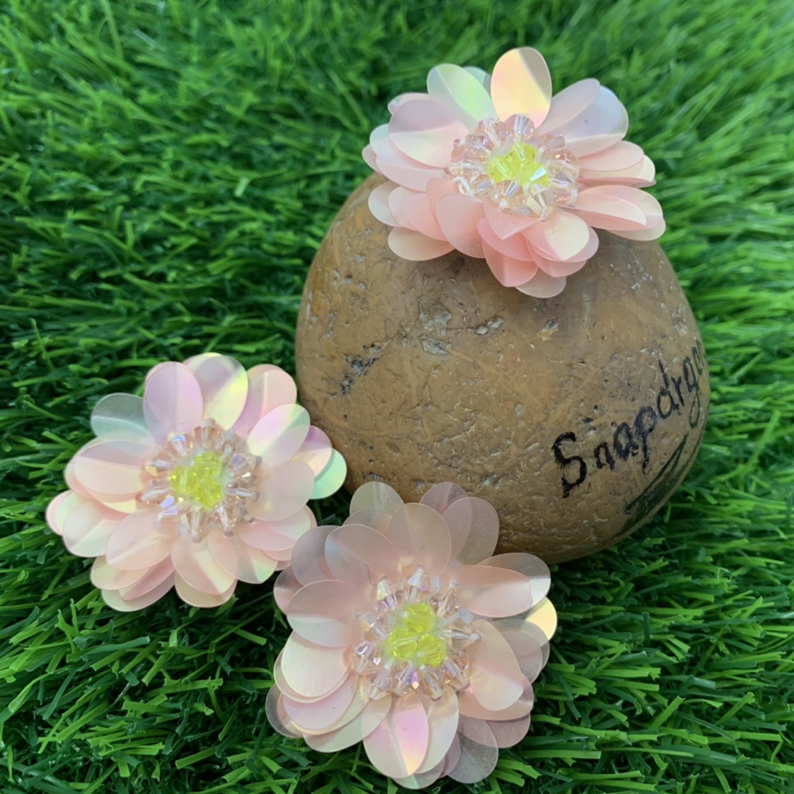 水晶亮片花产品图