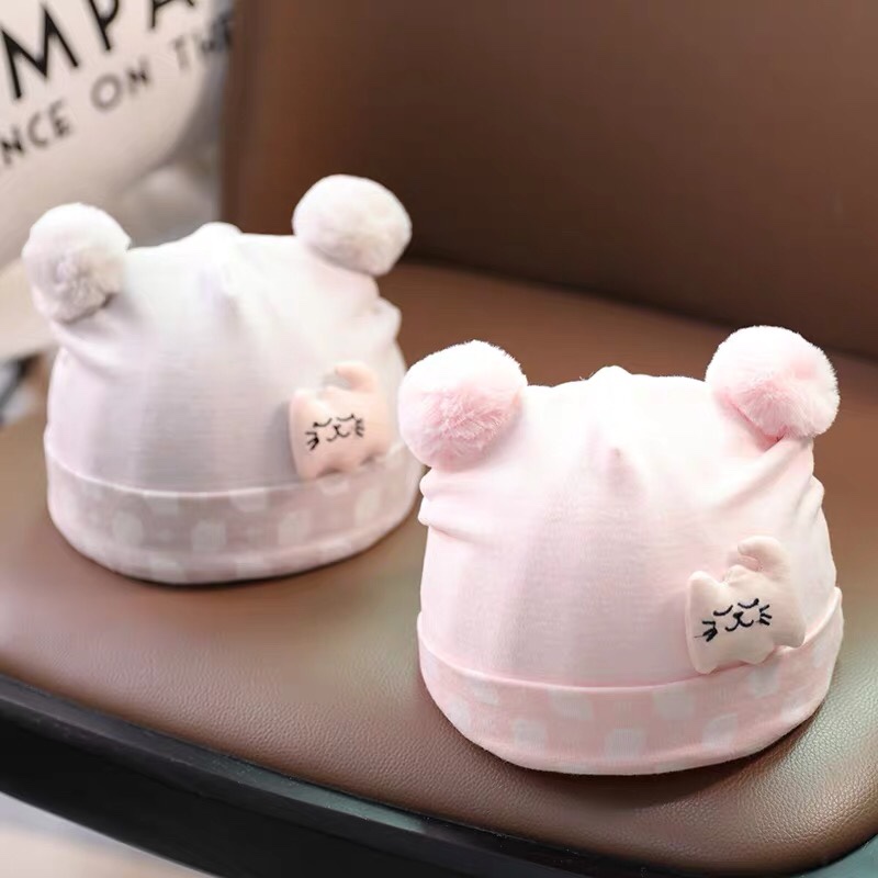 Baby cap Autumn winter baby baby cap pure cotton boneless baby cap thin baby cover cap thumbnail