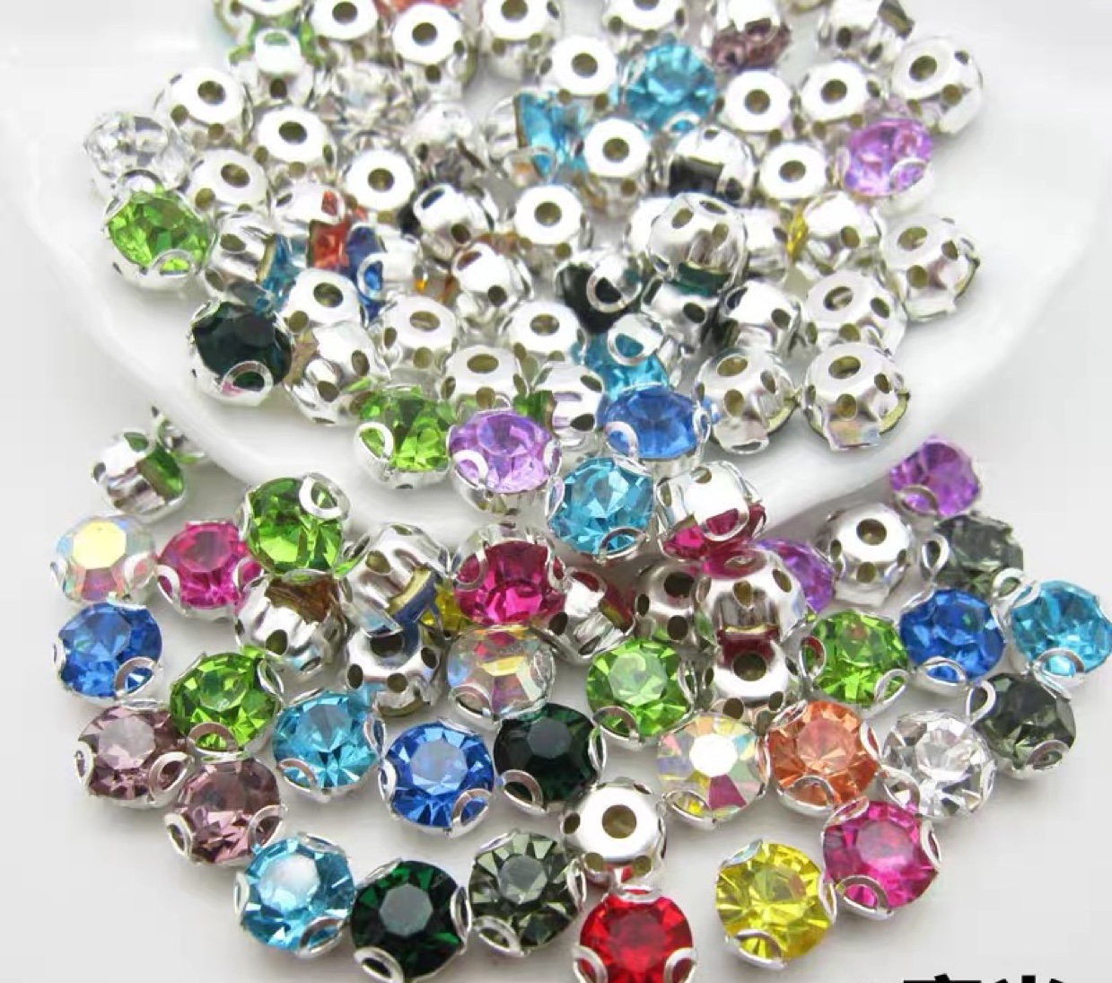 6Mm Hand Stitched Claw Drill D Type Unhooked Clothes Decorative Sticker Drill Diy Shoe Bag Accessories Nail Bead Rhinestone Accessories Material Bag Application Scenario
