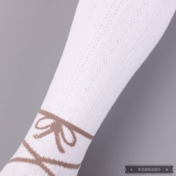 Multi color summer thin girl anti hook silk one-piece socks details Picture