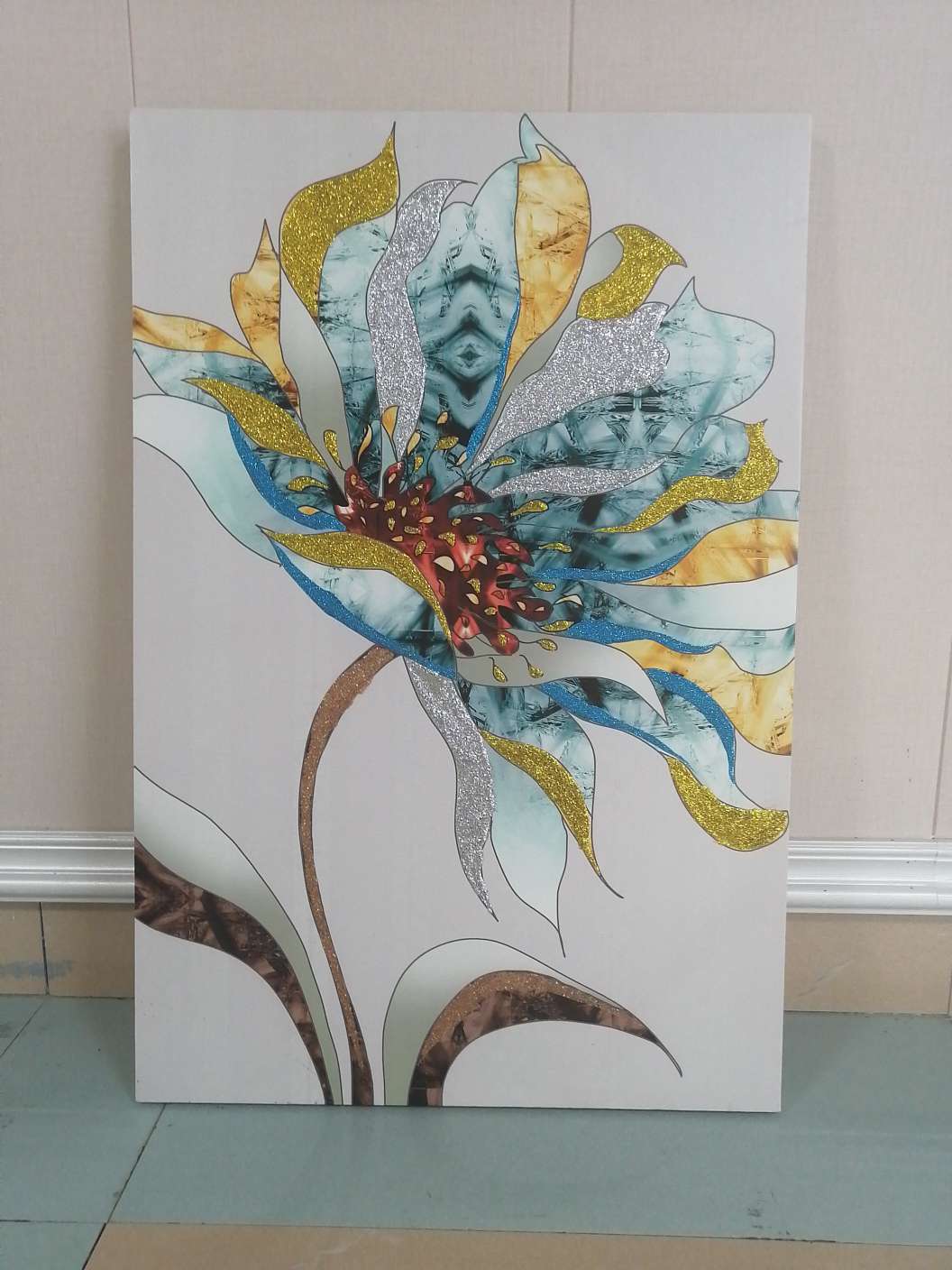 Factory Direct Oil Painting Gilt Frameless Oil Painting Sofa Background Wall Decorative Painting Frameless Hand-Painted Oil Painting full figure
