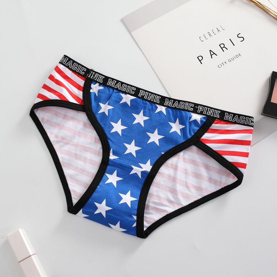 New matching color printed ladies panties Modal comfortable fashion MAGICPINK pants ladies panties Magic box mystery Magic box mystery