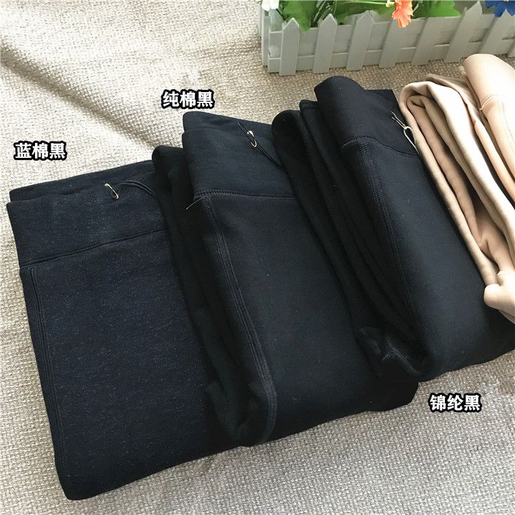 Shuangyi 6792 Thickened, oversized and Warm one-piece leggings for winter detail image 2