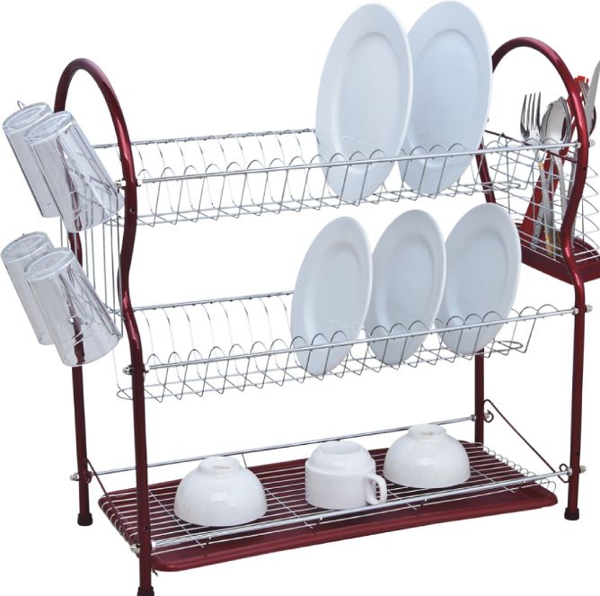三层碗架 厨房收纳