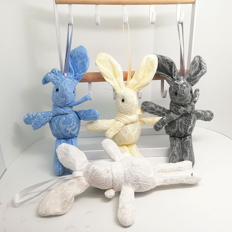 Plush toy pendants, scarves, rabbit cartoon dolls, bag decorations, wedding gifts, claw machine dolls, clothing accessories detail image 3