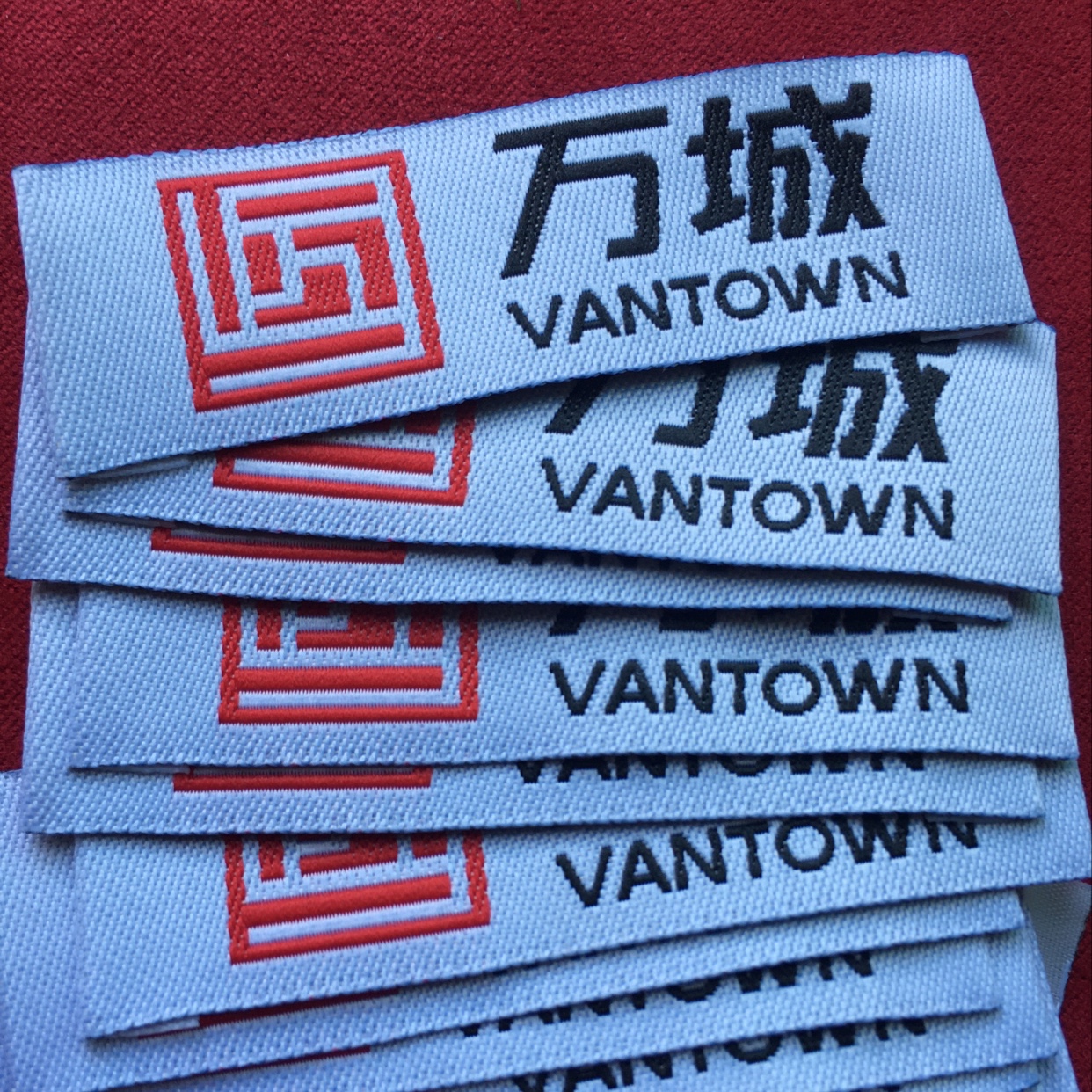 白平双锦刺绣标图