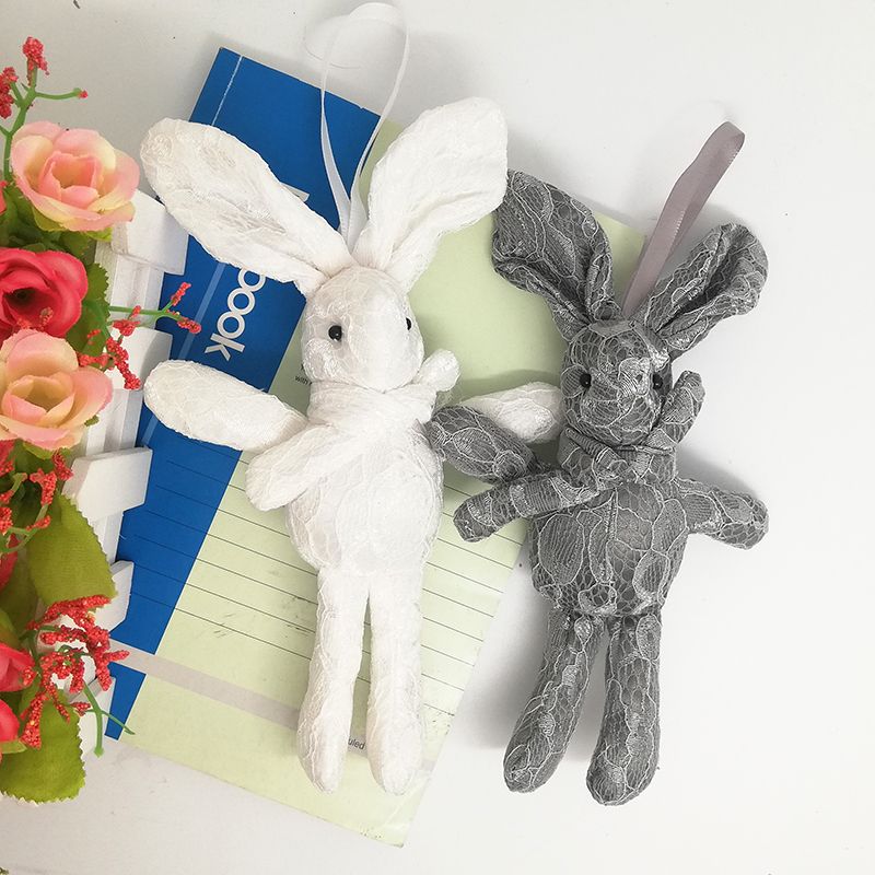 Plush toy pendants, scarves, rabbit cartoon dolls, bag decorations, wedding gifts, claw machine dolls, clothing accessories detail image 6