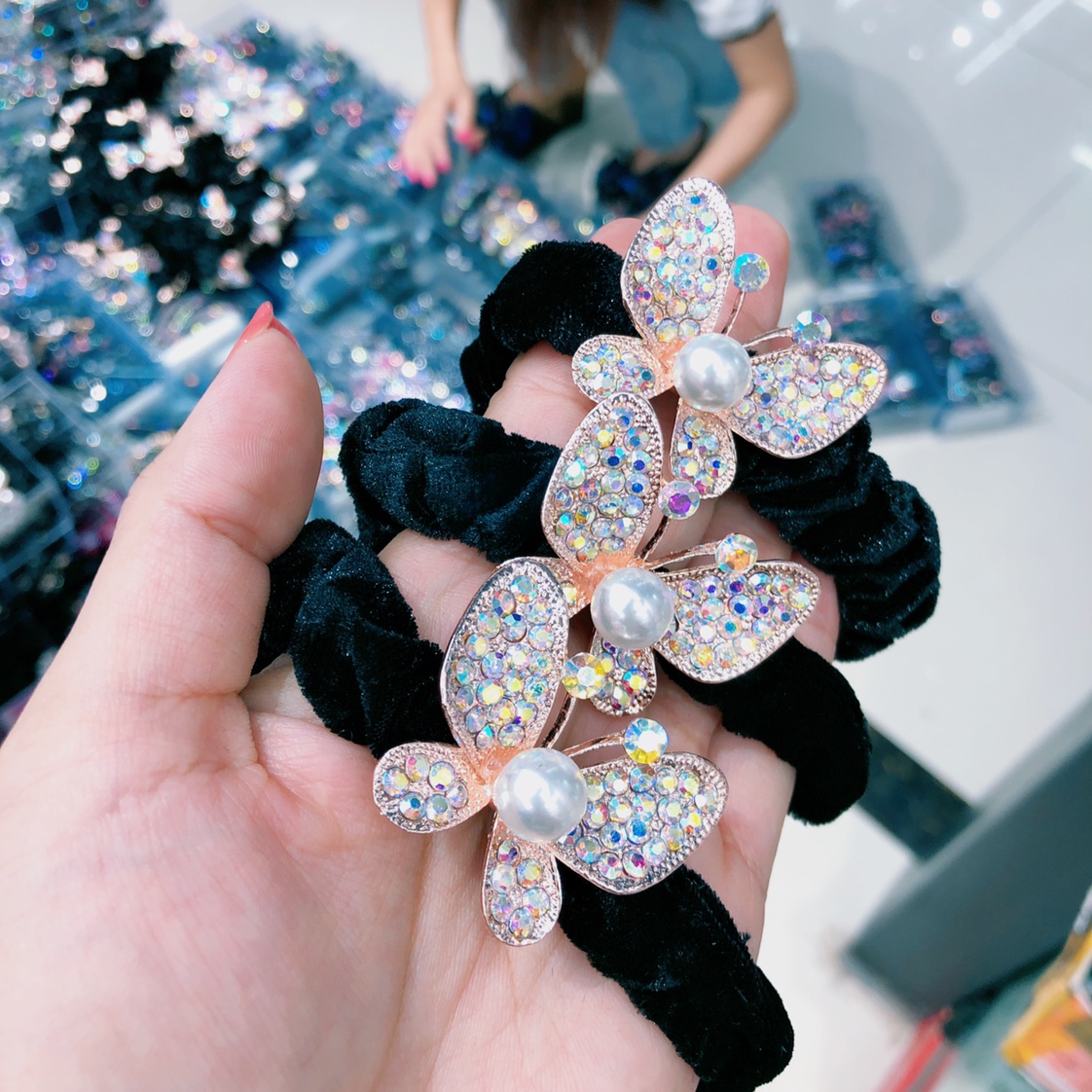 New Tiktok Boom Butterfly Fabric Loop