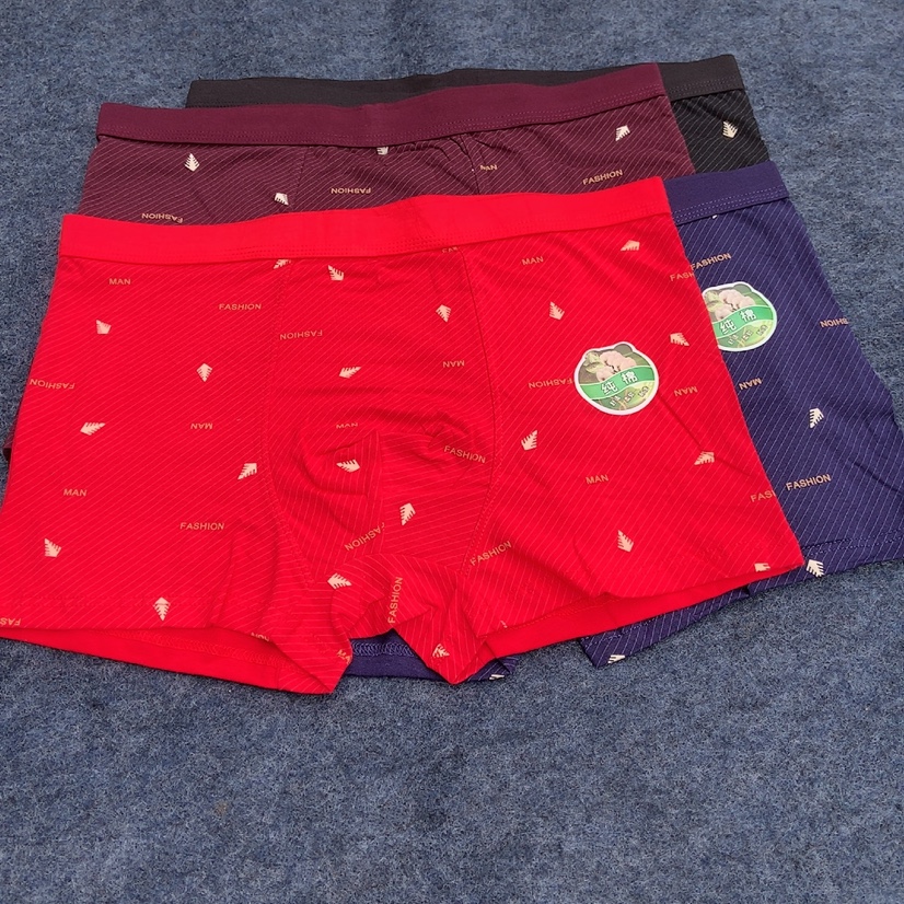 Men's Cotton Printed Boxer Briefs