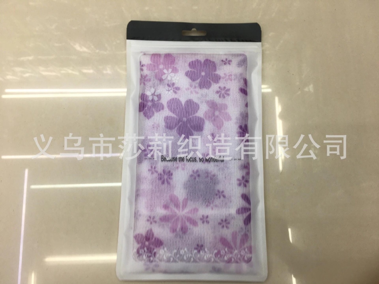 Supply Flower Pattern (5 Color Florets) Antibacterial And Skin Beneficial Bath Sauna Towel With High Friction (Can Be Customized) Application Scenario