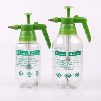 供应便携式优质气压透明喷雾器2L-B，PET塑料瓶，园林工具，喷头详情图3