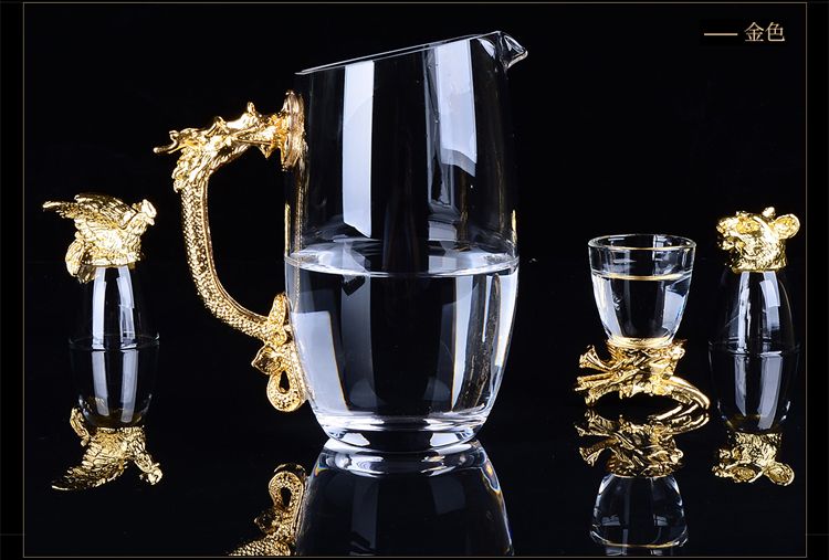12支十二生肖白酒杯分酒器套装创意水晶小酒杯家用烈酒杯一件代详情图15