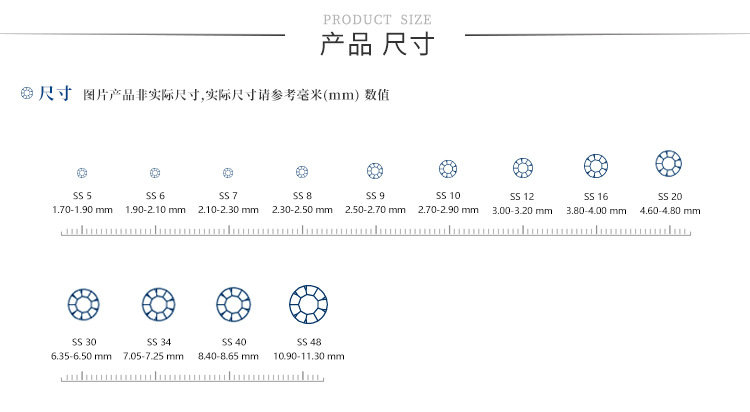 Starting Point Domestic Flat Bottom Ss34 White 288 /2 Luo Domestic Diamonds details Picture