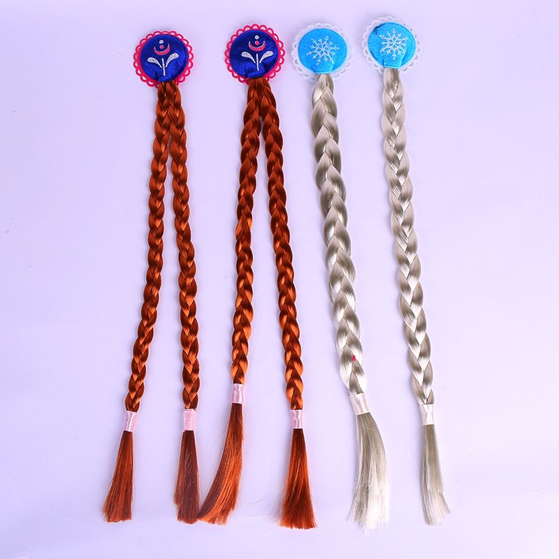 Frozen Elsa Elsa Snowflake braids Anna brown braids are a hot seller