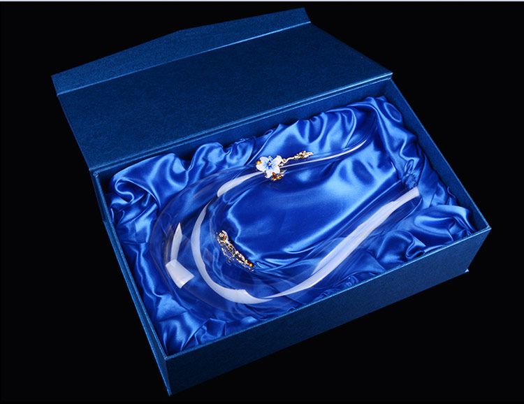 创意欧式珐琅彩水晶红酒葡萄酒醒酒器分酒器结婚礼物刻字工厂直销详情图1