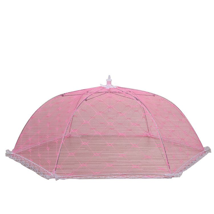 Mesh Baby Net Folding Baby Cover Printed Food Cover Dust And Fly Proof Table Cover Wholesale Baby Cover Item Picture