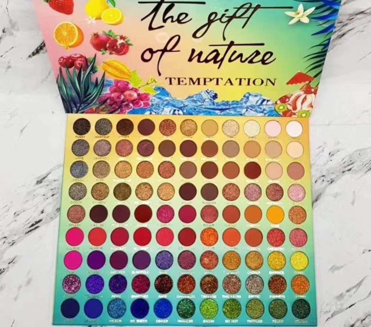 99色眼影哑光珠光大地色眼影盒烟熏妆多色眼影盘彩妆现货