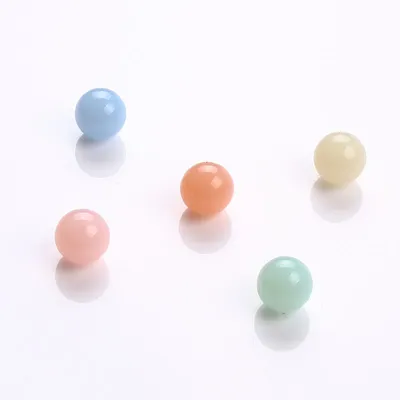 Jelly bright oil without hole round beads 8MM thumbnail
