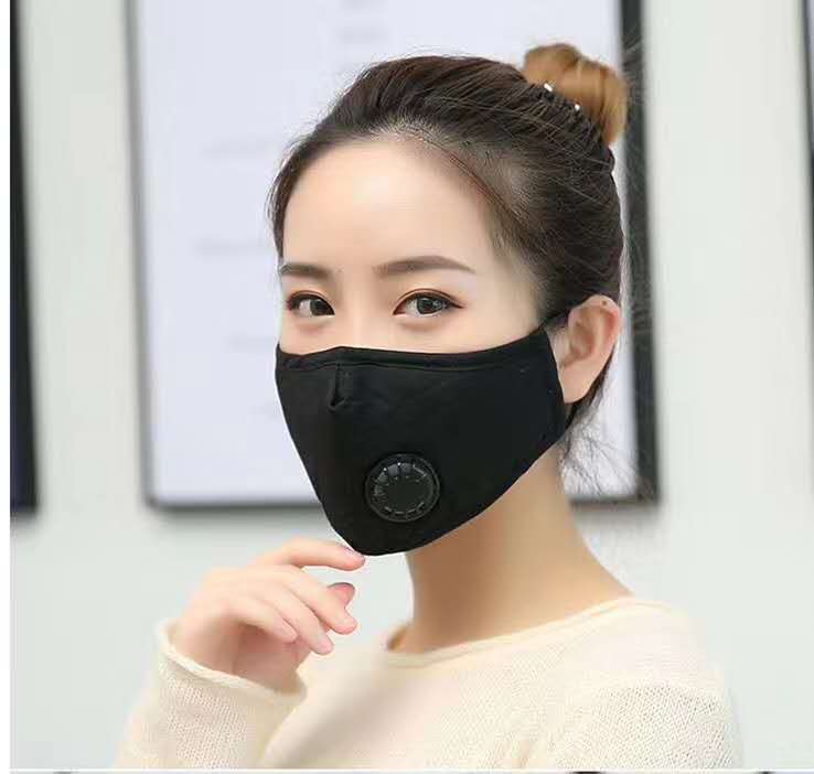 成人保暖防雾霾立体口罩黑
