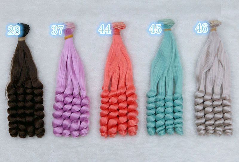 叶罗丽夜萝莉bjd娃娃开眼改装高温丝