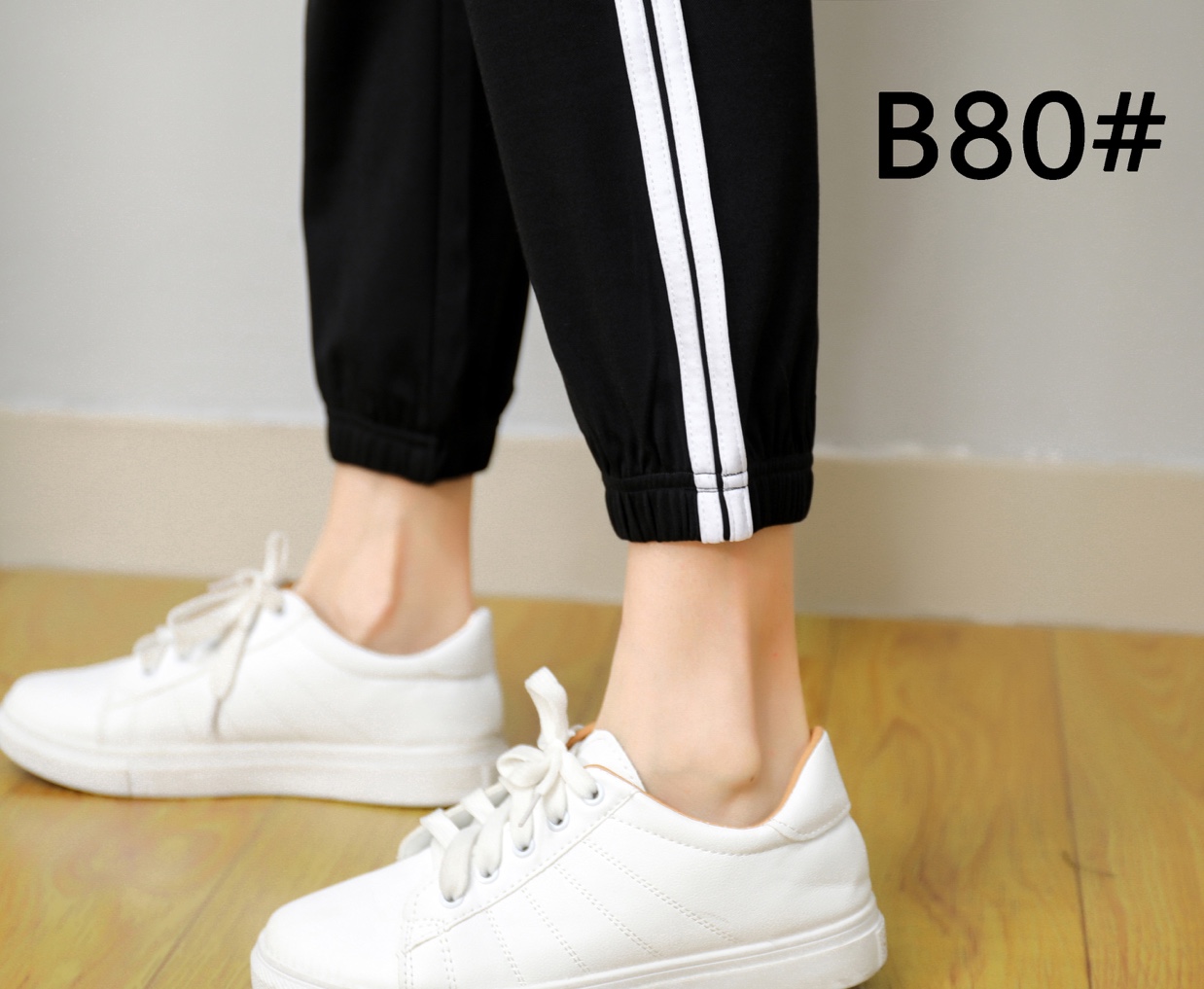 运动八分裤女夏季薄款大码裤子中裤休闲马裤女裤2020新款夏裤九分凉凉裤细节图