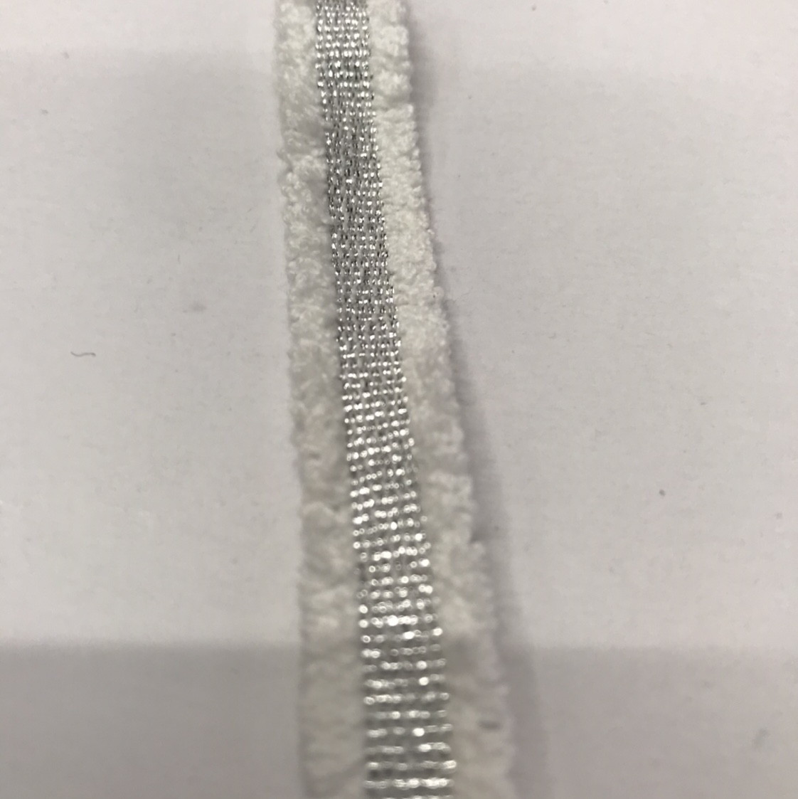 1.2公分双面银丝流苏带