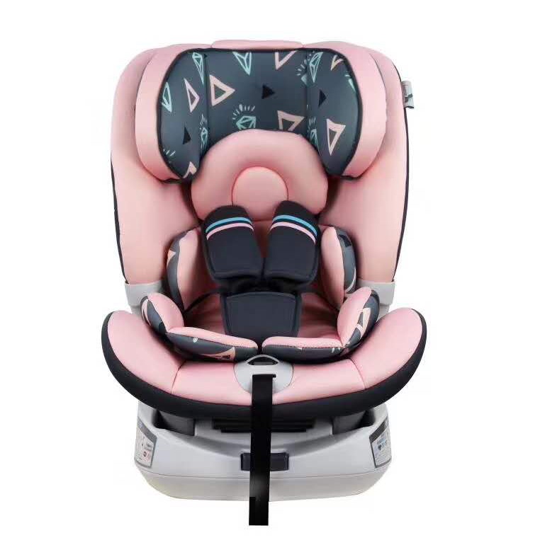 儿童安全座椅粉色印花汽车用品 / 安全/应急/自驾 / 汽车儿童安全座椅详情图1