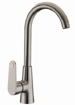 TC-15121X Zinc Kitchen Faucet (Nickel Wire drawn)