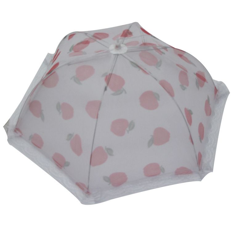 Round Flower Lace Foldable Meal Cover Printed Food Cover Fly Proof Food Cover Table Cover Wholesale Item Picture