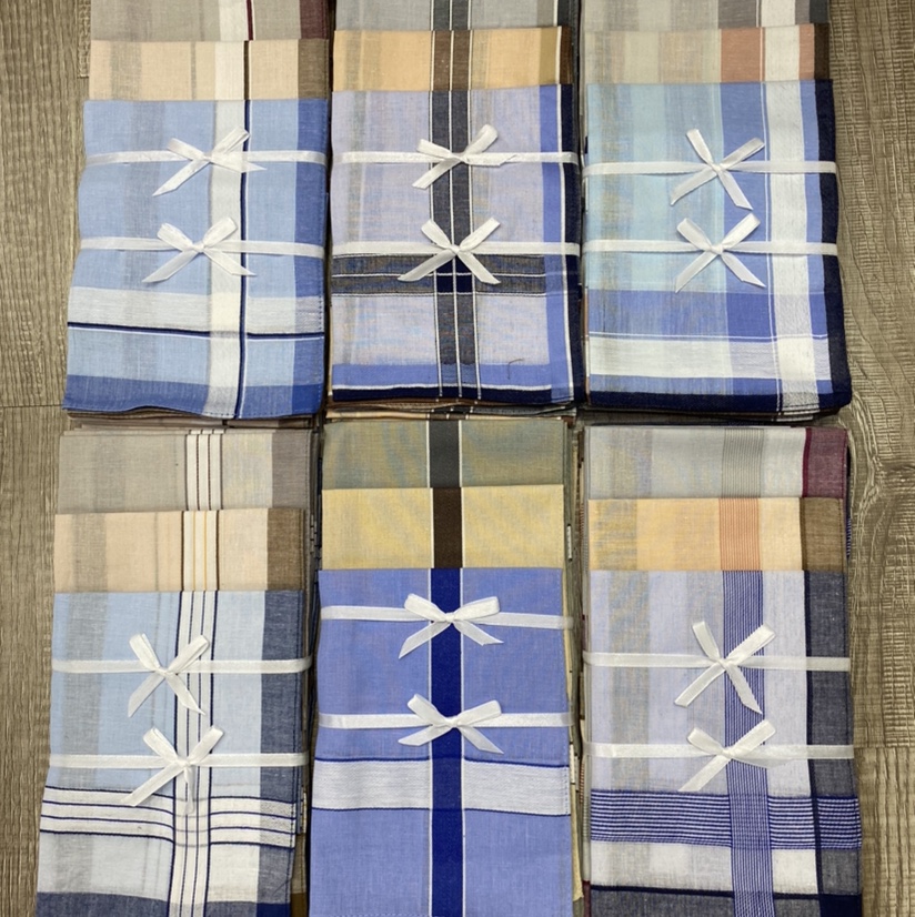 Checked Cotton Handkerchief