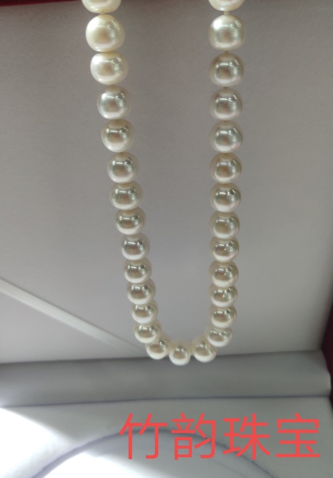 9－10天然淡水馒头型珍珠强光无瑕很显气质性价比高自戴送礼款详情图6